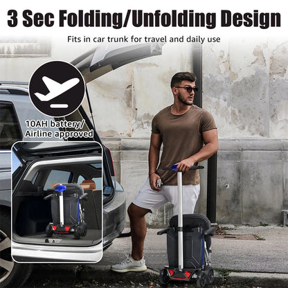 Powered Lightweight Manual Folding Mobility Scooter