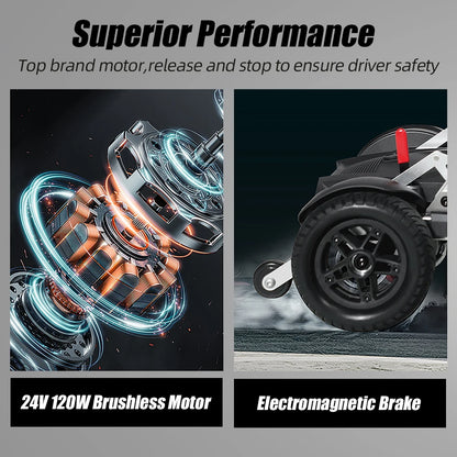 Powered Lightweight Manual Folding Mobility Scooter